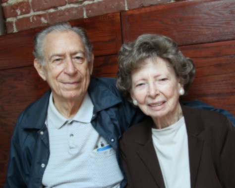 I took them to breakfast for a belated 66th wedding anniversary and 88th birthdays.  Seal Beach, CA.  August 14, 2011.